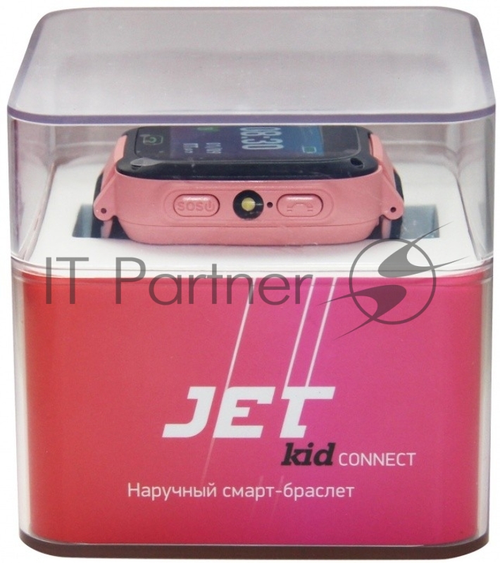 Смарт-часы Jet Kid Connect 45мм 1.44 TFT черный/розовый (CONNECT PINK)