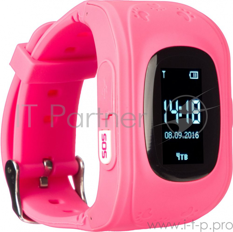 Смарт-часы Jet Kid Start 54мм 0.64 OLED черный/розовый (START PINK)