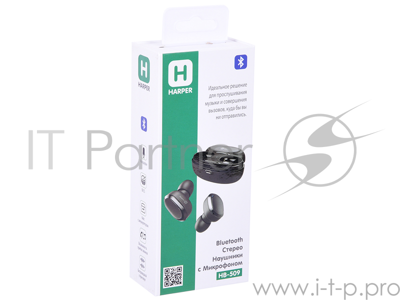 Беспроводные наушники HARPER HB-509 black