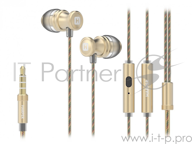Гарнитура HARPER HV-806 gold