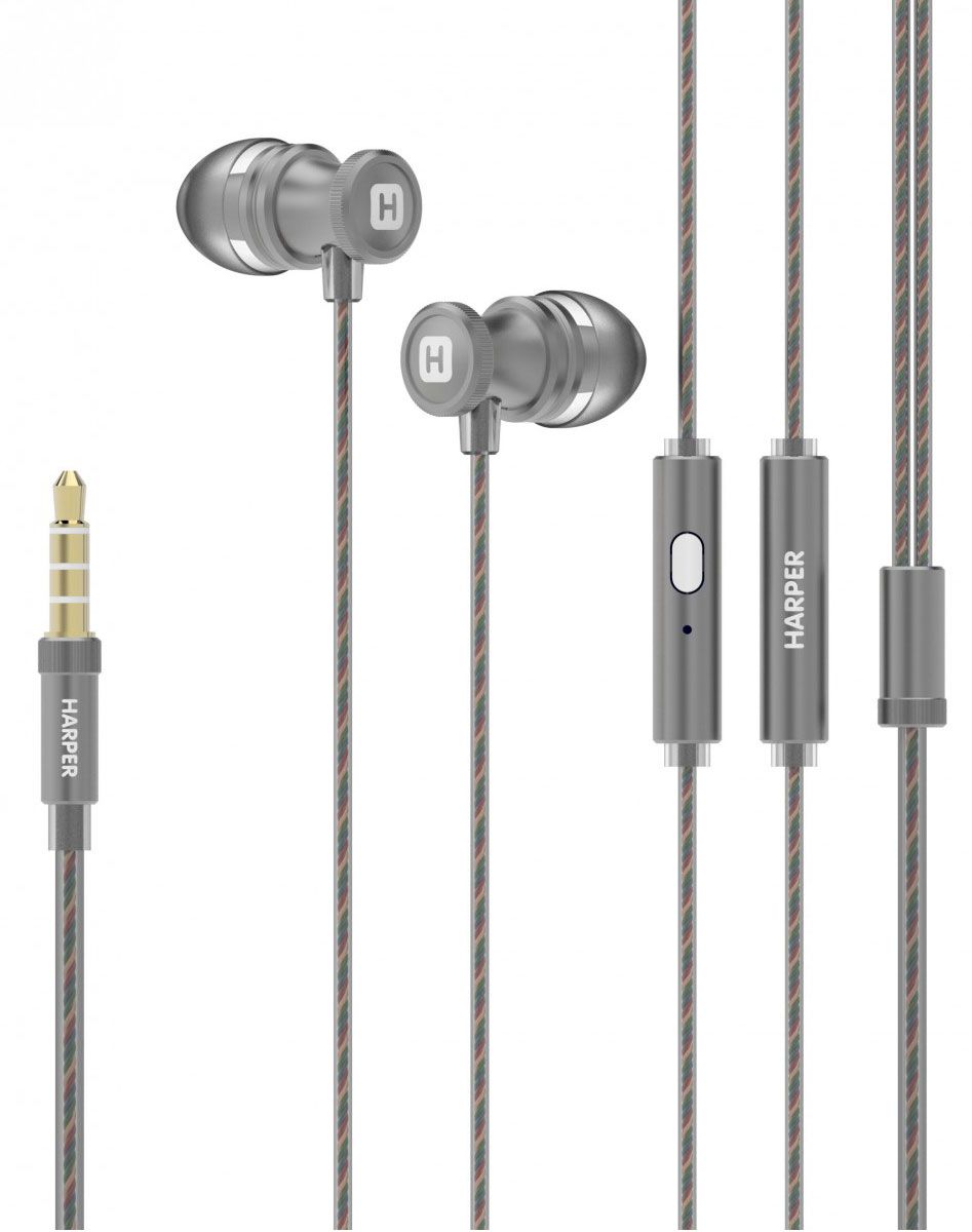 Гарнитура HARPER HV-806 grey