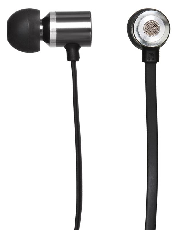 Гарнитура вкладыши Oklick HS-S-410 1.2м черный проводные