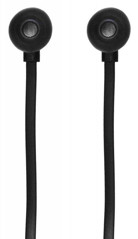 Гарнитура вкладыши Oklick HS-S-410 1.2м черный проводные