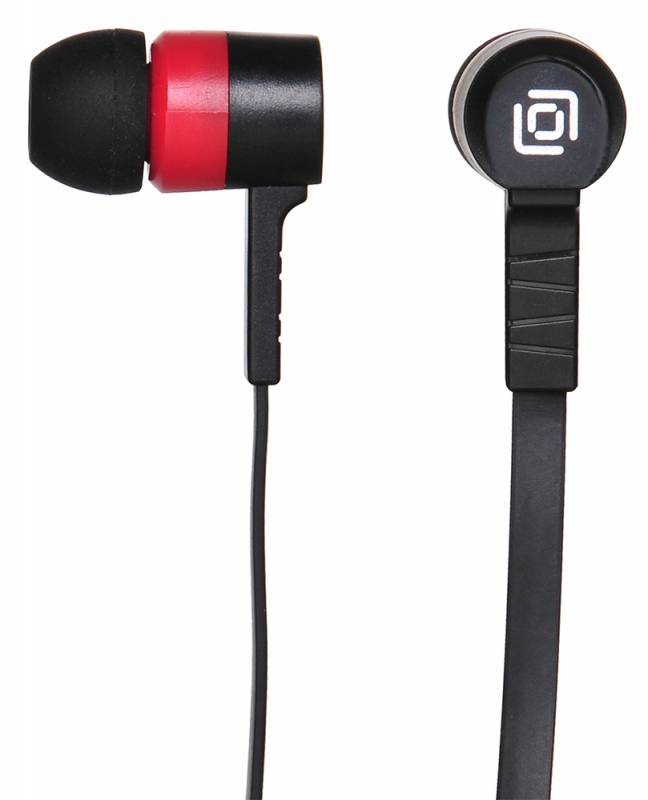 Наушники вкладыши Oklick HP-S-220 1.2м красный проводные