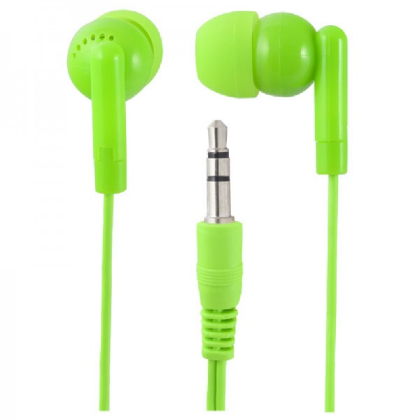 Наушники внутриканальные Perfeo PF-NNM-GRN|PF-PAC-GRN зеленые