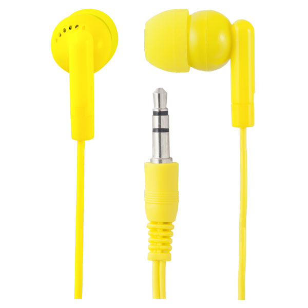 Наушники внутриканальные Perfeo PF-NNM-YLW|PF-PAC-YLW желтые
