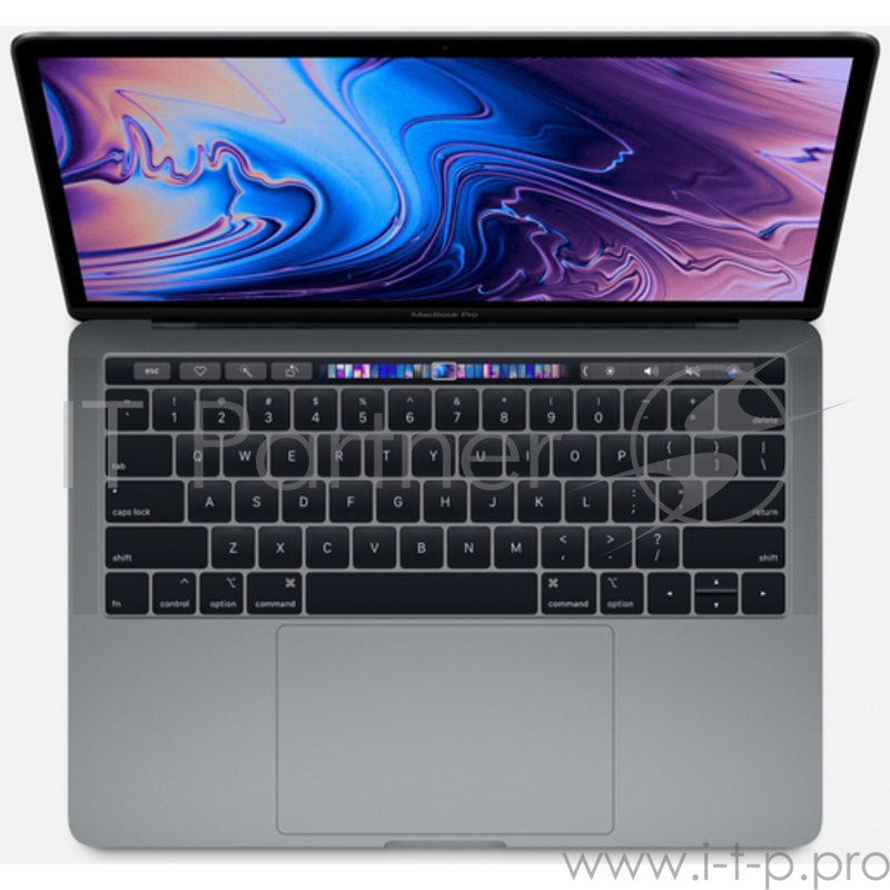 Ноутбук Apple 13-inch MacBook Pro with Touch Bar: 1.4GHz quad-core 8th‑generation Intel Core i5 (TB up to 3.9GHz)/8Gb/256GB/Intel Iris Plus Graphics 645 - Space Grey