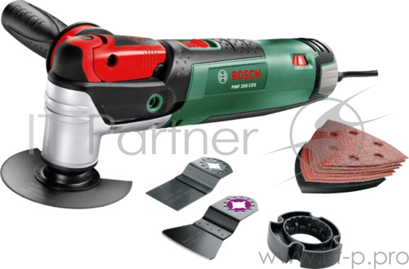 Многофункциональные инструменты Bosch PMF 250 CES Многофункциональный инструмент 0603102120 {250 W, 15.000 – 20.000 об/мин, 1.2 кг }