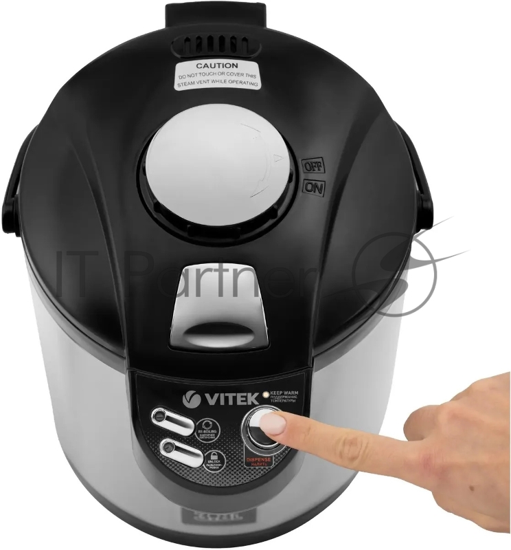 Чайник Термочайник VITEK VT-1189(BK) (750Вт, 3,8 л,нерж.3 режима)