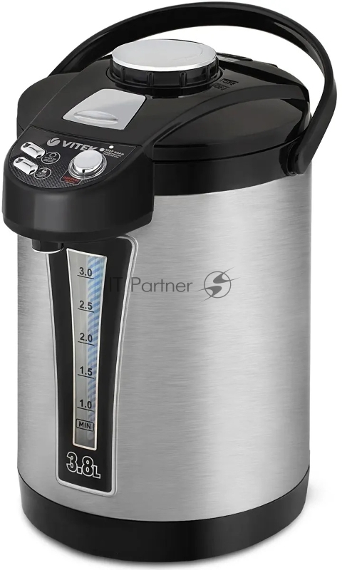 Чайник Термочайник VITEK VT-1189(BK) (750Вт, 3,8 л,нерж.3 режима)