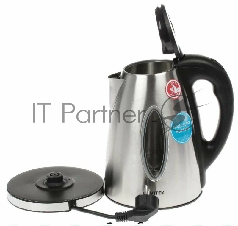 Чайник Чайник VITEK VT-7019(ST) 2200 Вт, 1.7л., корпус из нерж. стали
