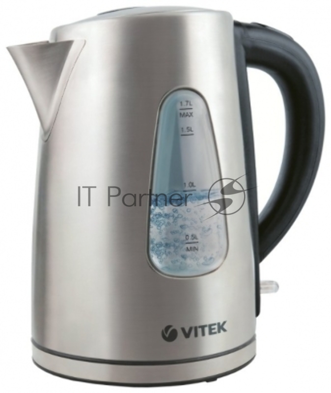 Чайник Чайник VITEK VT-7007(ST) 1800-2200 Вт., 1,7 л. Корпус из нержавеющей стали