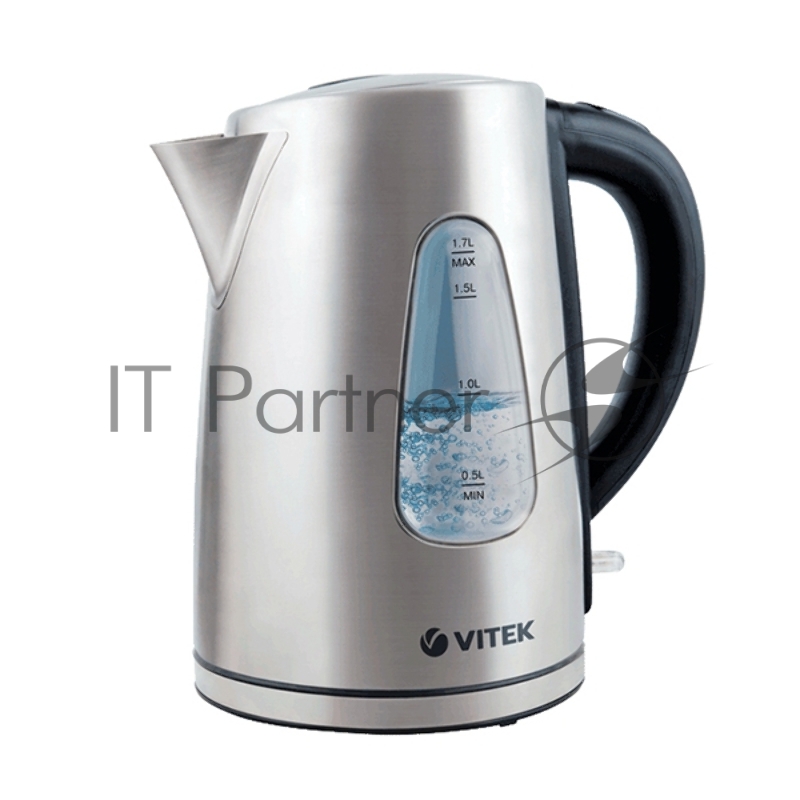 Чайник Чайник VITEK VT-7007(ST) 1800-2200 Вт., 1,7 л. Корпус из нержавеющей стали