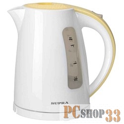 Чайник Чайник SUPRA KES-1726 white/yellow, 1,7 л., 2200Вт, пластик