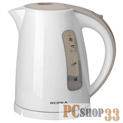 Чайник Чайники SUPRA KES-1726 white/beige, 1,7 л., 2200Вт, пластик