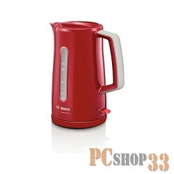 Чайник Чайник Bosch TWK3A014 красный, 2400Вт, 1,7 л
