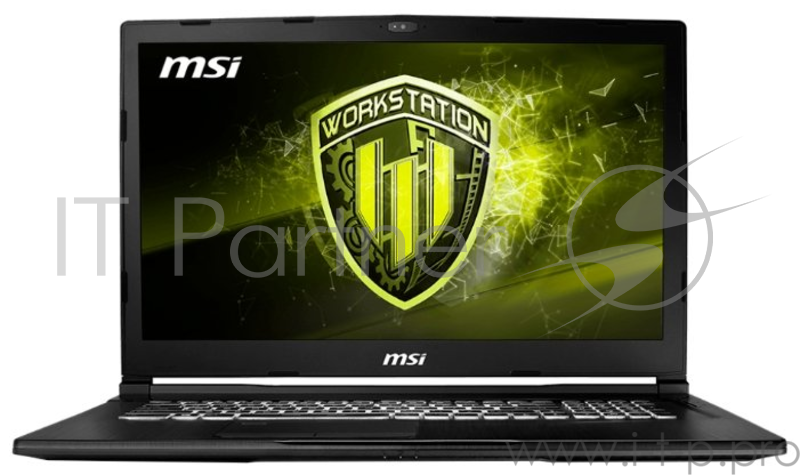 Ноутбук MSI WE73 8SK-295RU Xeon E-2176M 2.7GHz,17.3 FHD IPS AG,32GB DDR4 ECC(2),256Gb SSD/1TB 7.2krpm,NV P3200 6Gb,WiFi,BT,Backlite kbd,Win10Pro(64),3y,Black