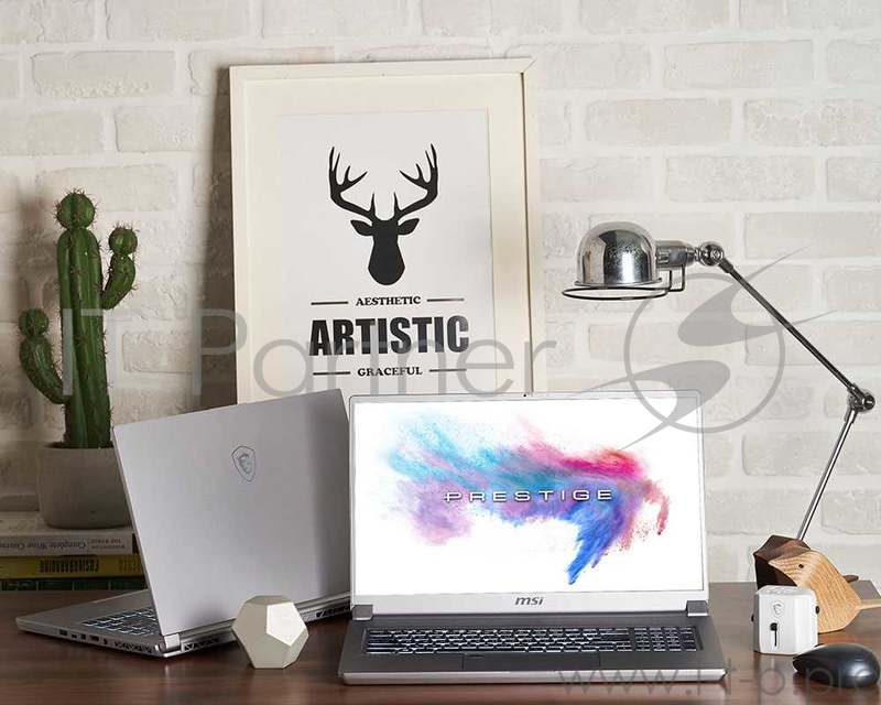 Ноутбук MSI P75 Creator 9SE-455RU Core i9 9880H/16Gb/SSD1Tb/nVidia GeForce RTX 2060 6Gb/17.3/IPS/FHD (1920x1080)/Windows 10/grey/WiFi/BT/Cam