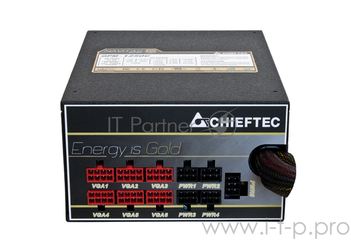 Блок питания Chieftec 1250W RTL GPM-1250C 1250W Navitas CabMan ATX2.3 EPS12