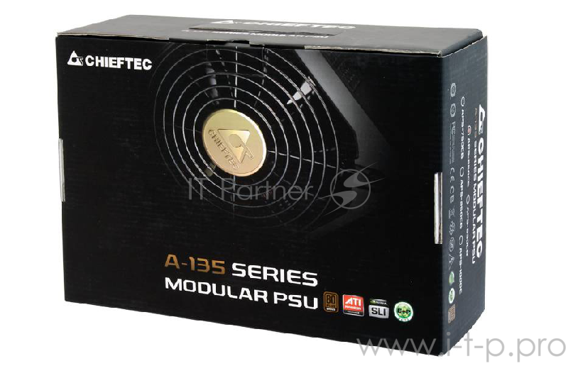 Блок питания Chieftec APS-1000CB, RTL 1000Вт, APFC , 24+8+2x4+6x6 / 8пин, Cable Management