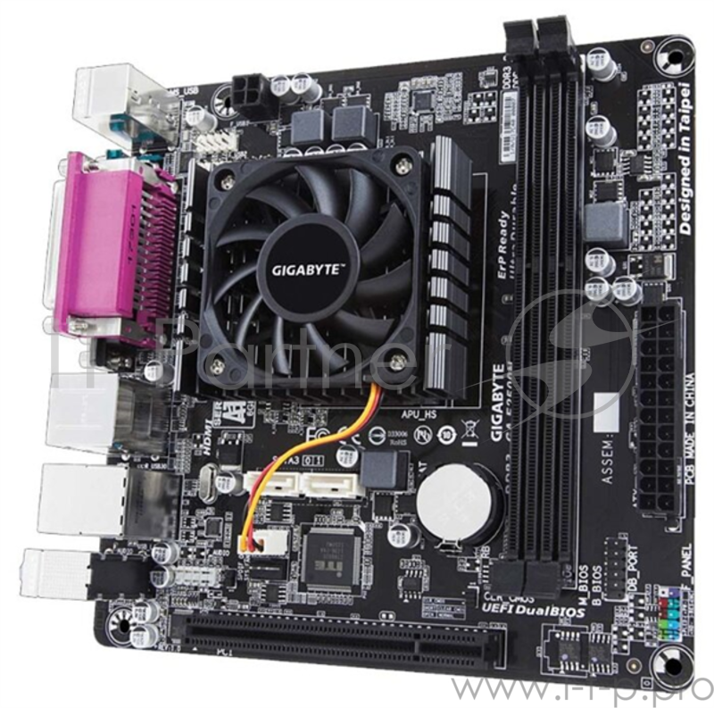 Материнская плата Gigabyte GA-E2500N с интегрированным процессором