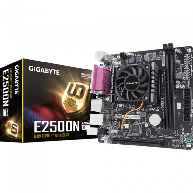 Материнская плата Gigabyte GA-E2500N с интегрированным процессором