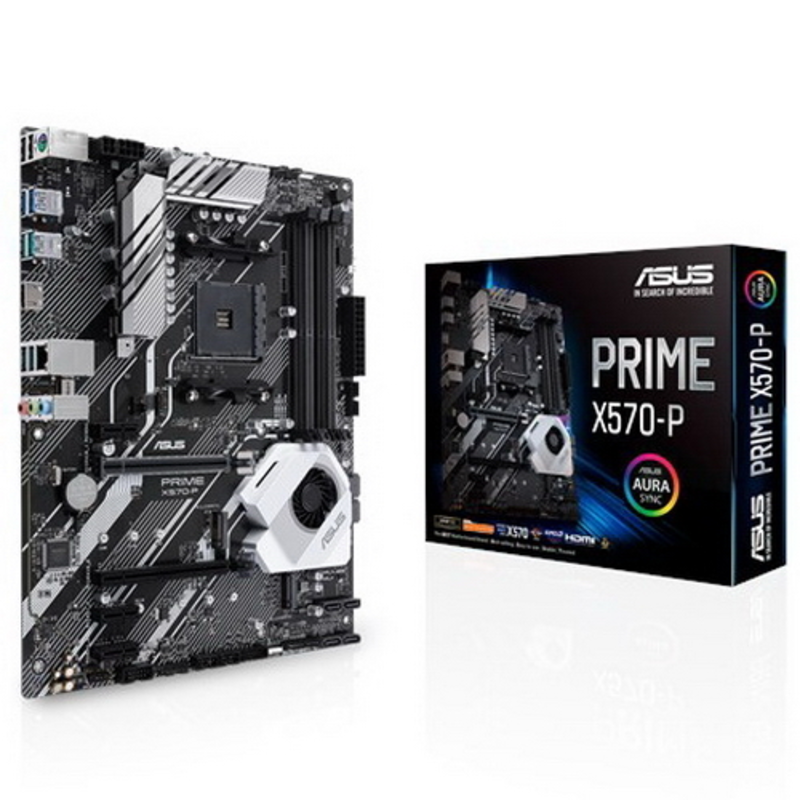 Материнская плата Asus PRIME X570-P Soc-AM4 AMD X570 4xDDR4 ATX AC`97 8ch(7.1) GbLAN RAID+HDMI