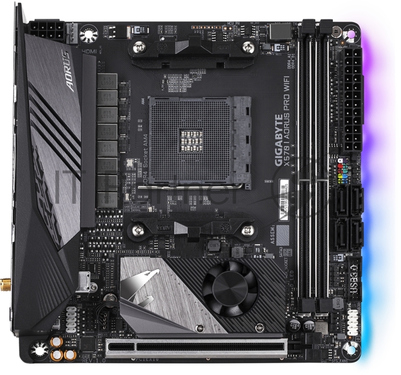 Материнская плата AMD X570 SAM4 ATX X570 I AORUS PRO WIFI GIGABYTE
