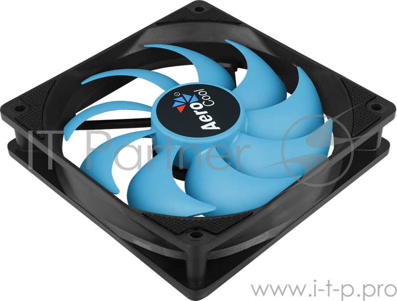 Вентилятор Aerocool Motion 12 Plus , 120x120x25мм, 1200 об/мин, Molex 4-pin + 3-pin, 29.8 CFM, 22.1 дБА, съемная крыльчатка, гидравлический подшипник