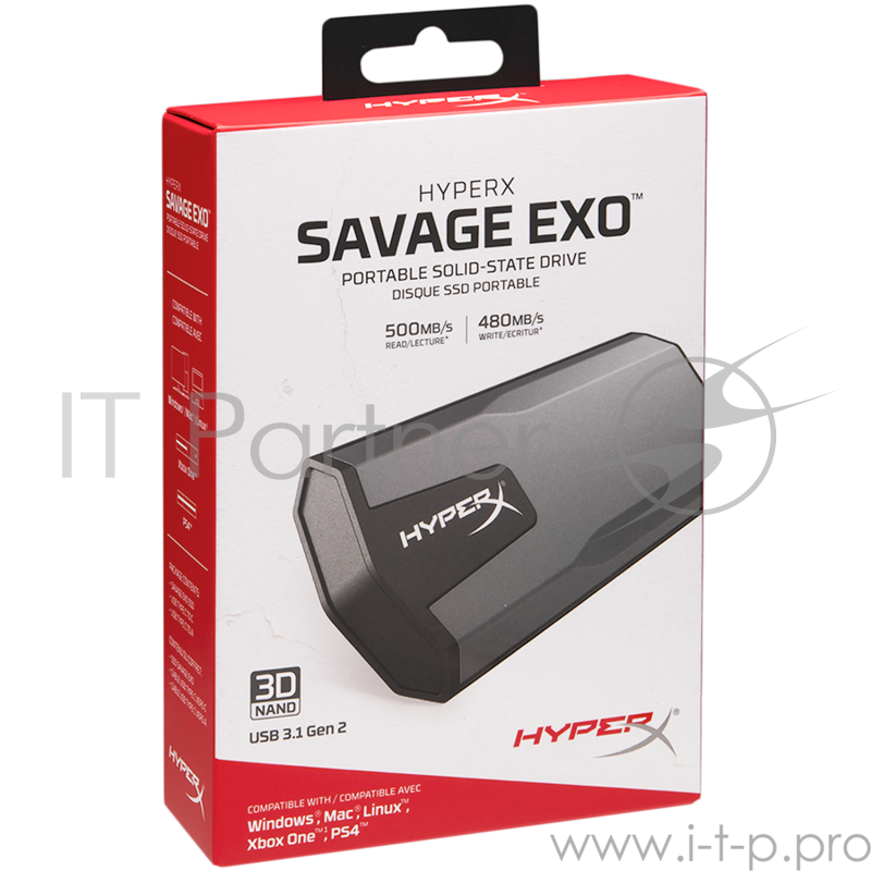 Жесткий диск 960GB HyperX Savage EXO USB SSD