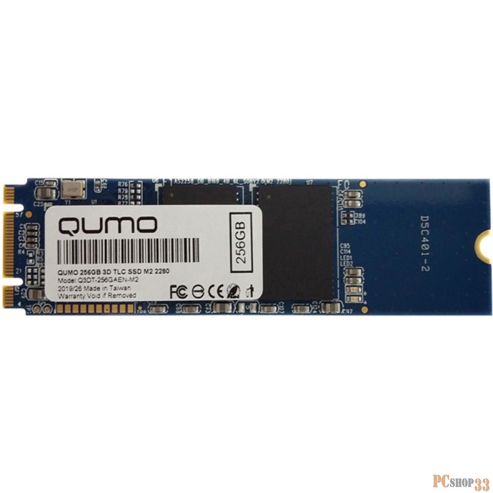 SSD накопитель QUMO M.2 256GB QM Novation Q3DT-256GAEN-M2