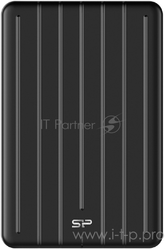 Накопитель External SSD Silicon Power 512Gb Bolt B75 Pro <SP512GBPSD75PSCK> (USB 3.1 Gen2 Type C, 520/450Mbs, противоударный MIL-STD 810G, 124х82х12mm, 85g) Black