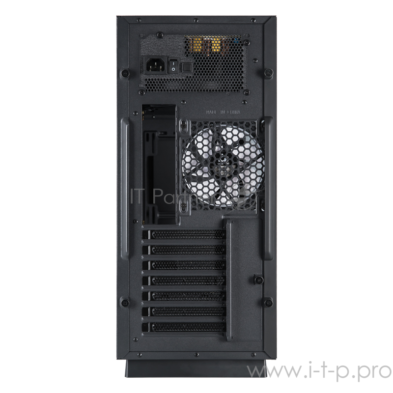 Корпус CHIEFTEC CHIEFTRONIC G1 GR-01B-OP без БП, боковое окно из закаленного стекла, 2xARGB LED STRIPS спереди, 1xARGB LED 120мм ветилятор сзади, Пульт управления RGB, черный, ATX