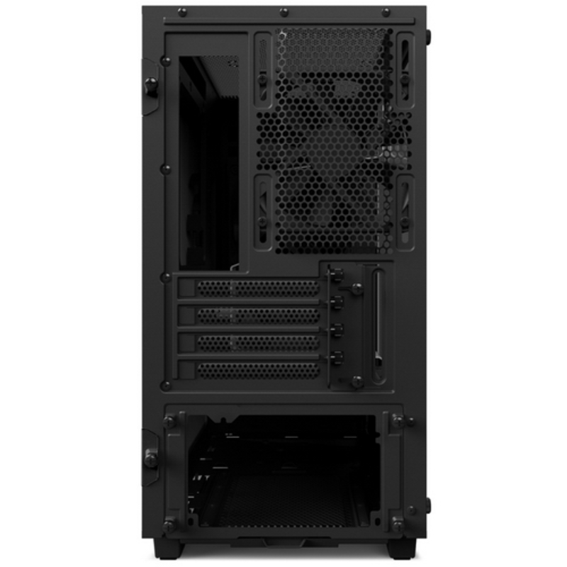 Компьютерный корпус NZXT CA-H400B-BR H400 M-ATX MATTE BLACK/RED