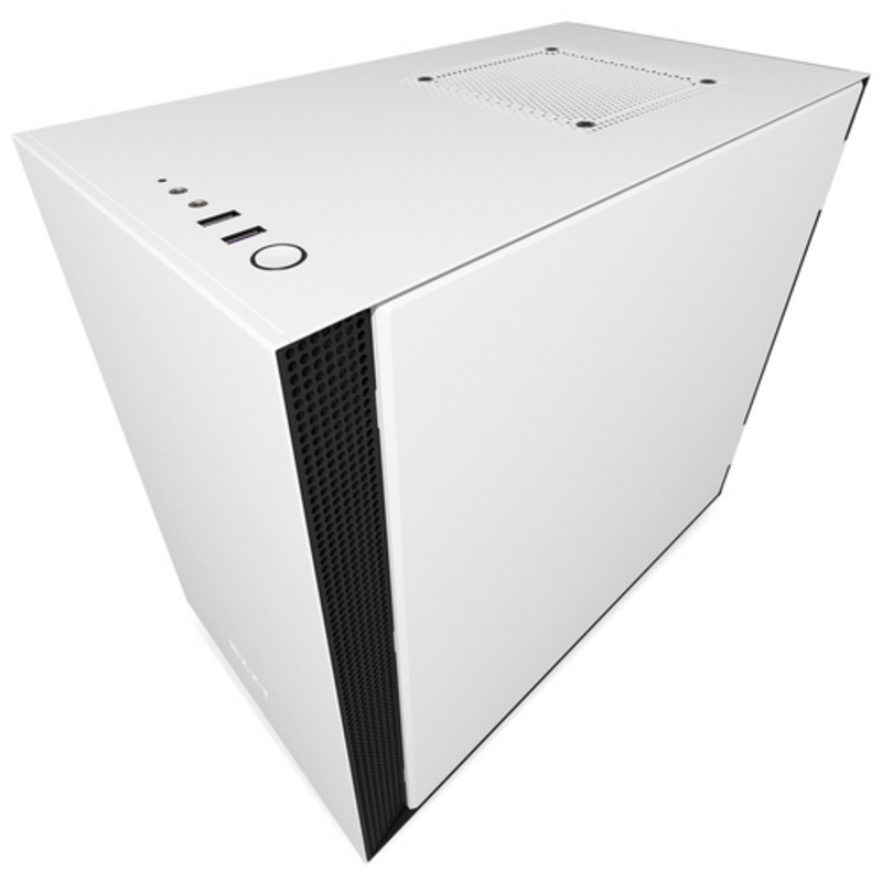 Компьютерный корпус NZXT CA-H200B-W1 H200 MINI-ITX MATTE WHITE/BLACK
