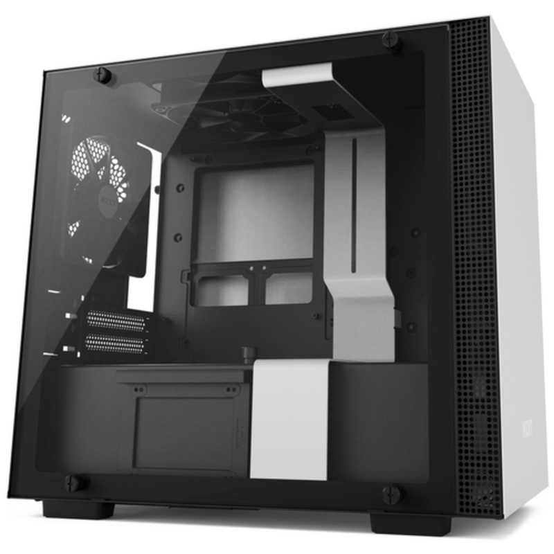 Компьютерный корпус NZXT CA-H200B-W1 H200 MINI-ITX MATTE WHITE/BLACK