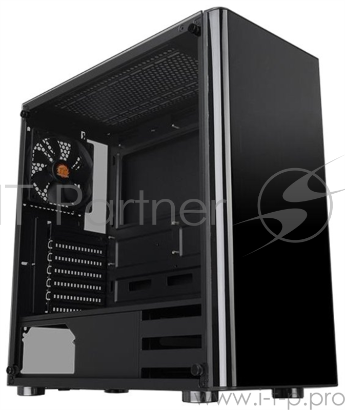 Корпус Thermaltake V200 TG (CA-1K8-00M1WN-00) ATX / win / black / no PSU / Tempered Glass
