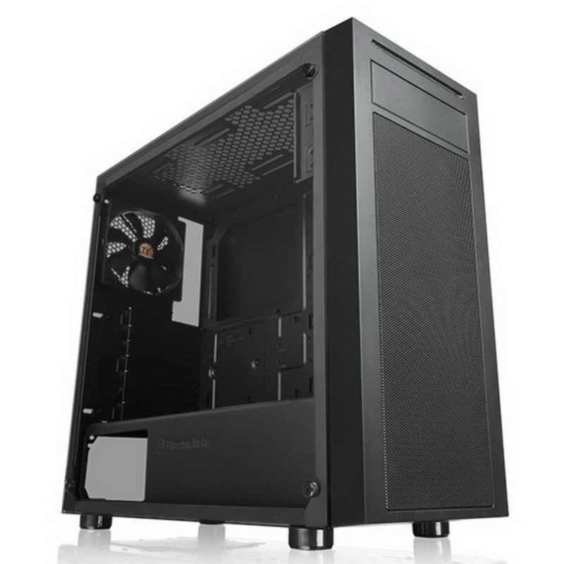 Корпус Thermaltake Versa J22 TG (CA-1L5-00M1WN-00) ATX / win / black / no PSU / Tempered Glass