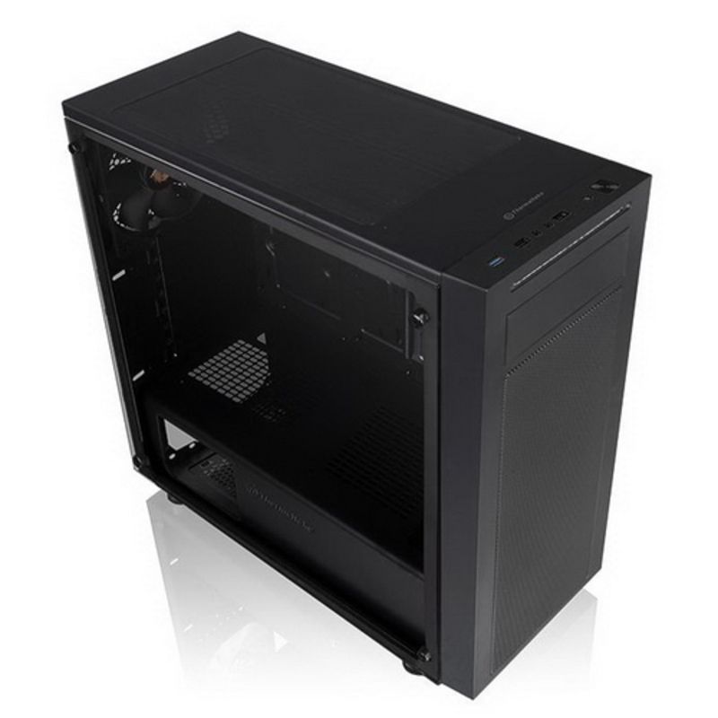 Корпус Thermaltake Versa J22 TG (CA-1L5-00M1WN-00) ATX / win / black / no PSU / Tempered Glass