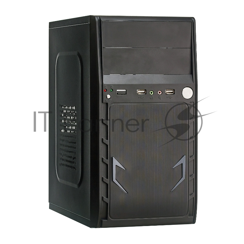 Корпус Minitower Exegate BAA-105 Black, mATX, <без БП>, 2*USB, Audio