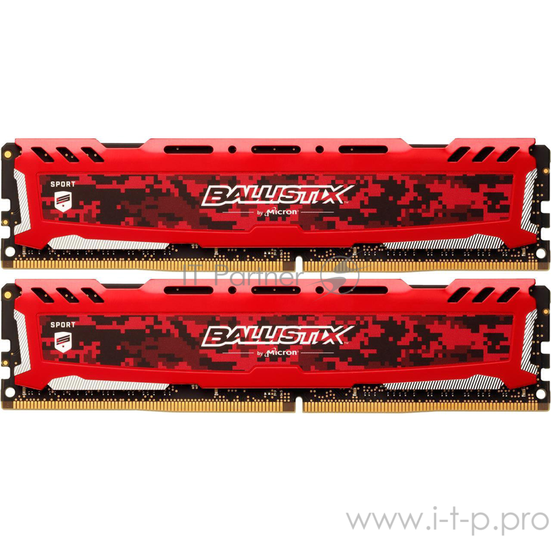 Оперативная память CRUCIAL 8GB Kit (4GBx2) DDR4 2400 MT/s (PC4-19200) CL16 SR x8 Unbuffered DIMM 288pin