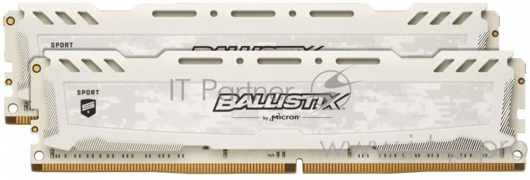 Оперативная память CRUCIAL 16GB Kit (8GBx2) DDR4 2666 MT/s (PC4-21300) CL16 SR x8 Unbuffered DIMM 288pin