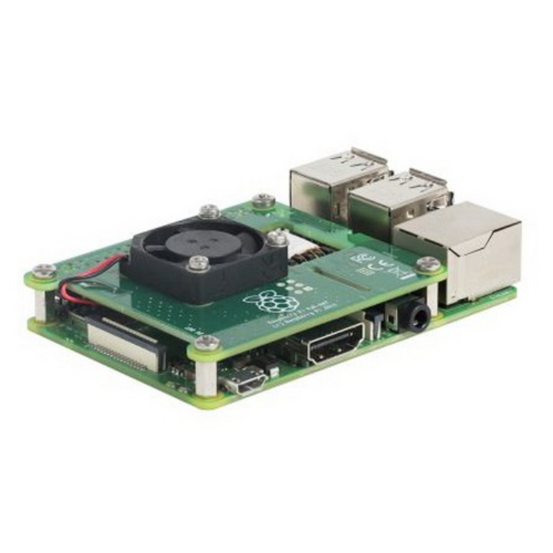 Плата Power Over Ethernet (POE) Raspberry Pi PoE HAT for Raspberry Pi, (173-5595)