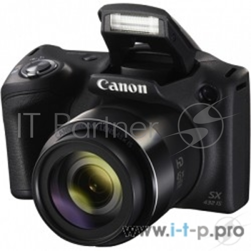 Цифровая фотокамера Canon PowerShot SX430 IS черный {20.5Mpix Zoom45x 3
