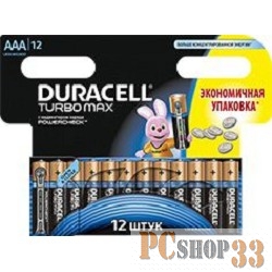 Батарейка DURACELL LR03-12BL TURBO(MAX) (12 шт. в уп-ке)