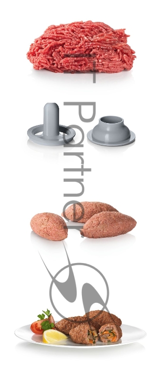 Мясорубка Bosch ProPower MFW66020 1800Вт белый/серый