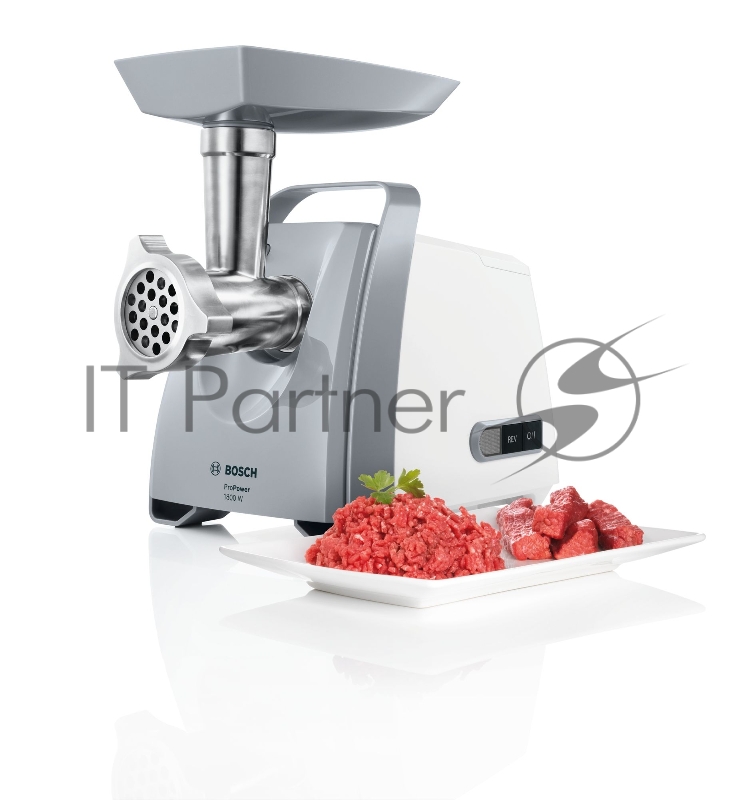 Мясорубка Bosch ProPower MFW66020 1800Вт белый/серый