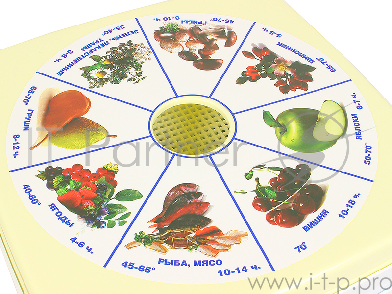 Сушилка для овощей и фруктов Ротор-Дива-Люкс СШ-010, 5 поддонов, цветная упаковка, вент, Барнаул