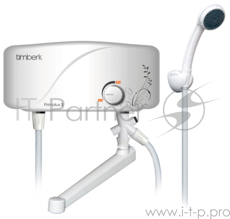 Водонагреватель Timberk WHEL-7 OSC Проточный (Primalux, 6.5кВт, душ+кран)