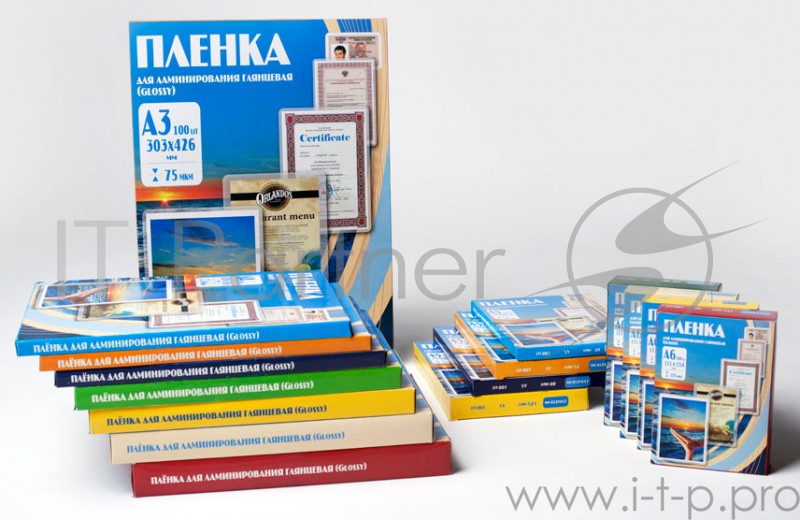 Пленка для ламинирования Office Kit Пленка PLP10023 (216х303,75 мик, 100 шт.)